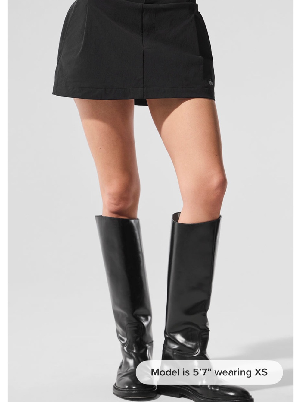 Alo Fan Club Mini Skirt in Black Size XS - BRAND NEW WITH TAG